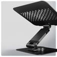 AXAGON STND-LRB Laptop-St&auml;nder, 360&deg; drehbar, Doppelgelenk, verl&auml;ngerbar  - schwarz image number null