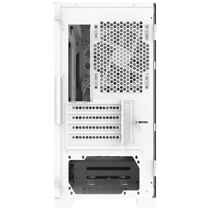 Montech AIR 100 LITE PC Case, Mid Tower, Micro-ATX, Tempered Glass - white image number 4