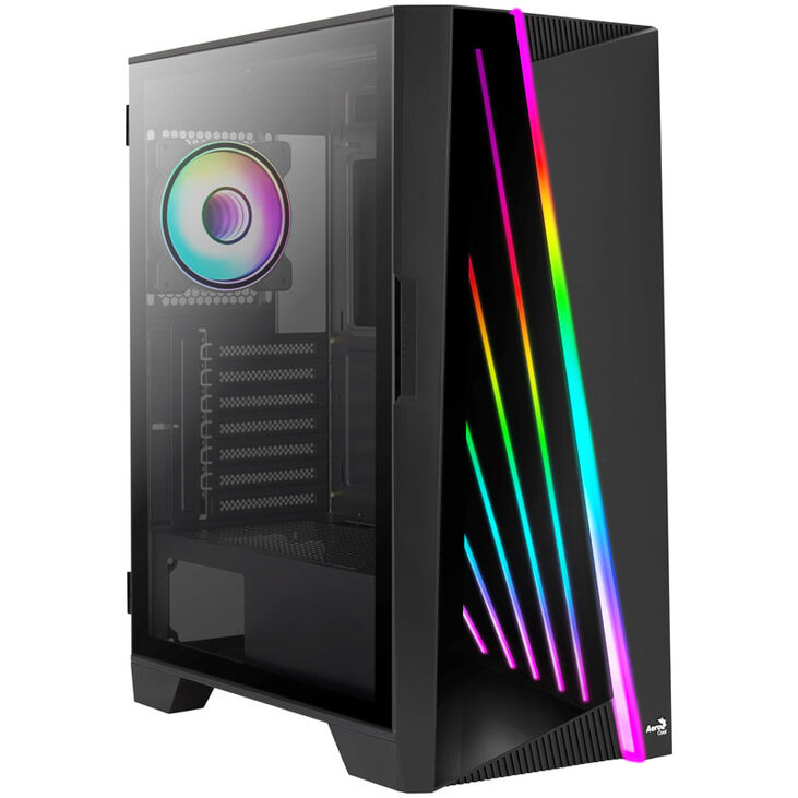 Aerocool Mirage v1 Midi-Tower - schwarz Window image number 8