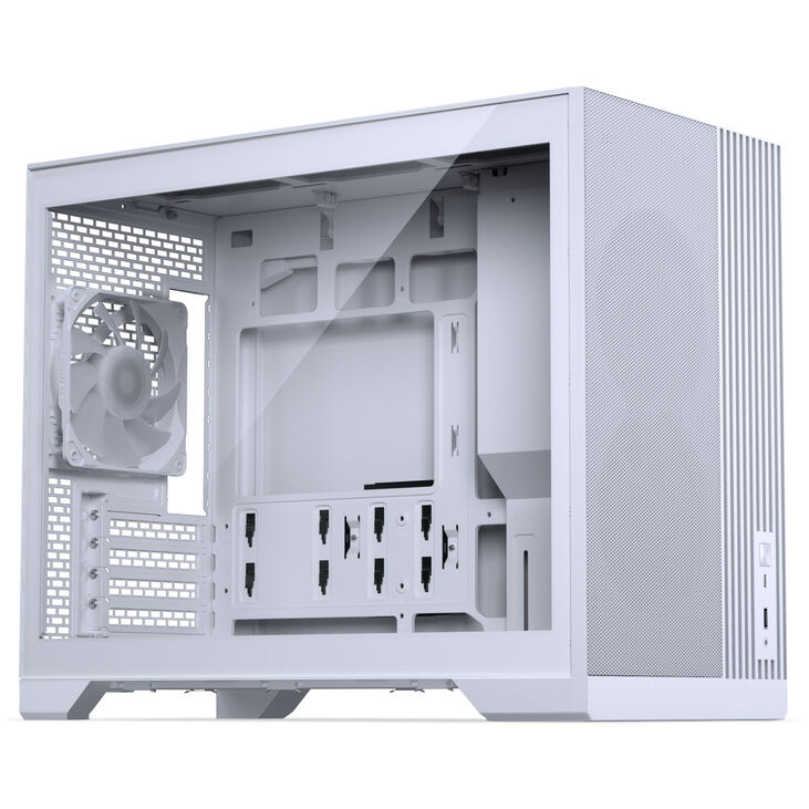 Phanteks XT M3 PC Case, Mini Case, mATX, RGB, Tempered Glass - including 3x 120mm Fans, White image number 1