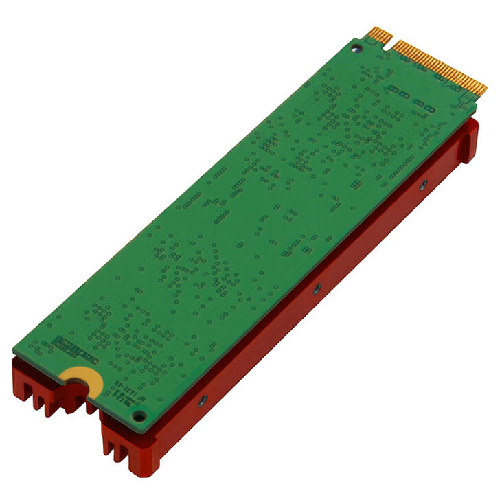 AXAGON CLR-M2 passive M.2 SSD heatsink - 2280, aluminium, red image number 6