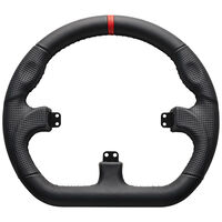 Asetek SimSports GT Rim - Closed D, Leder - schwarz