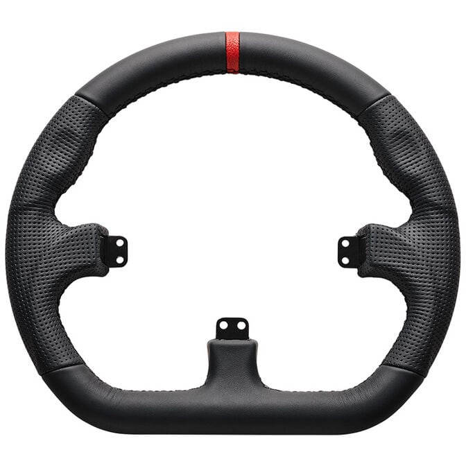 Asetek SimSports GT Rim - Closed D, Leder - schwarz image number 0
