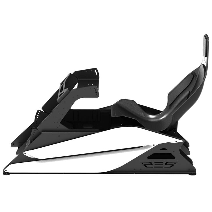 Res-Tech GT Cockpit Simracing Rig - Shiny White image number 3