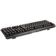 Ducky One 3 Aura Black Gaming Tastatur, RGB LED - MX-Speed-Silver (US) image number null