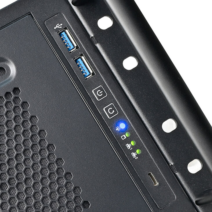 SilverStone RM45-360 Rackmount-Gehäuse, 4U-Formfaktor - grau image number 4