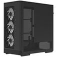 Aerocool D520A PC-Geh&auml;use, Midi-Tower, ATX, Tempered Glass, RGB - schwarz image number null