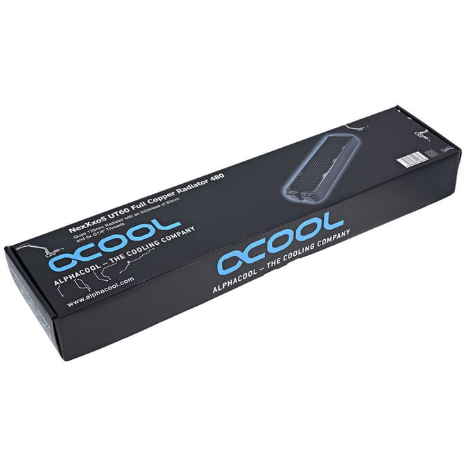 Alphacool NexXxoS UT60 Full Copper 480mm Radiator - black image number 5