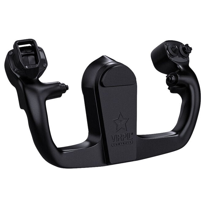 VIRPIL Controls B-JET Yoke Handle, 355mm Griffbreite, mit Notiz-Clip - silber image number 0