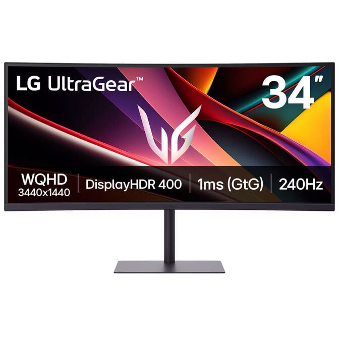 LG UltraGear G 34G630A-B, 34-inch Curved Gaming Monitor, 240Hz, VA, FreeSync Premium image number 0