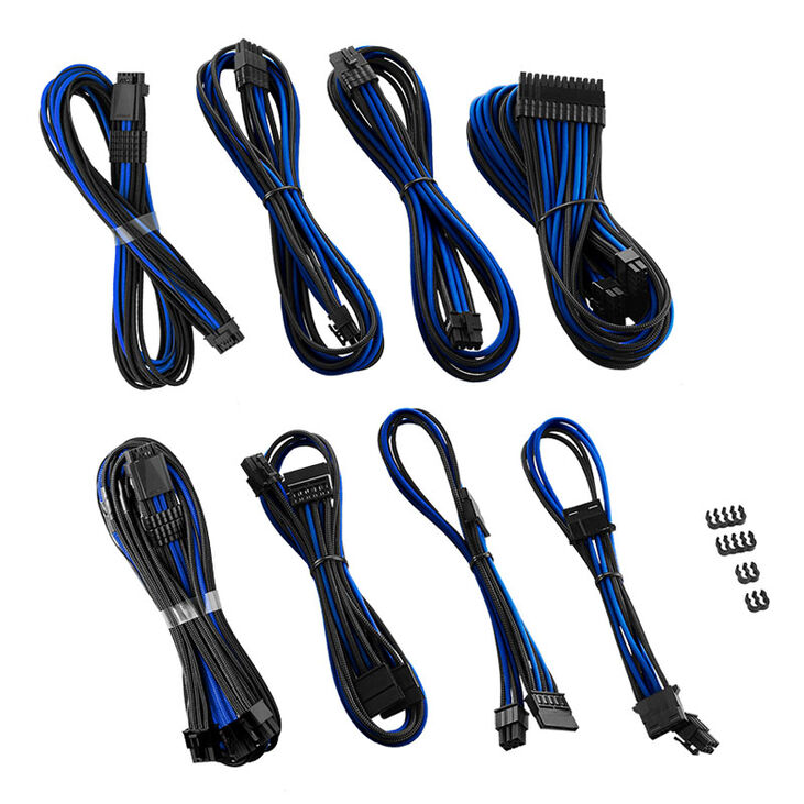 Cablemod PRO ModMesh RT 12VHPWR Dual Cable Kit für ASUS/Seasonic/Phanteks - schwarz/blau image number 0