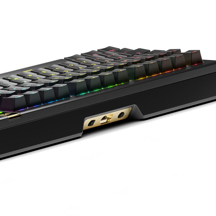 Glorious GMMK 3 Pro HE Wireless 75 % Custom Gaming-Tastatur - Pre-Built, ISO (DE), Fox HE Switches, schwarz image number 3