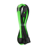 CableMod PRO ModMesh 12VHPWR auf 3x PCI-e Kabel - 45cm, schwarz/hellgr&uuml;n