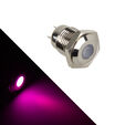 Lamptron Vandalismus-gesicherte LED - violett, silberne Fassung image number null