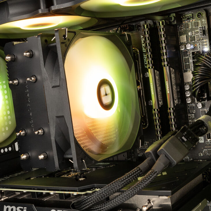 Gaming PC Mach 3.1 powered by MSI, AMD Ryzen 7 5700X3D, NVIDIA GeForce RTX 5070 - Pre-built PC image number 4