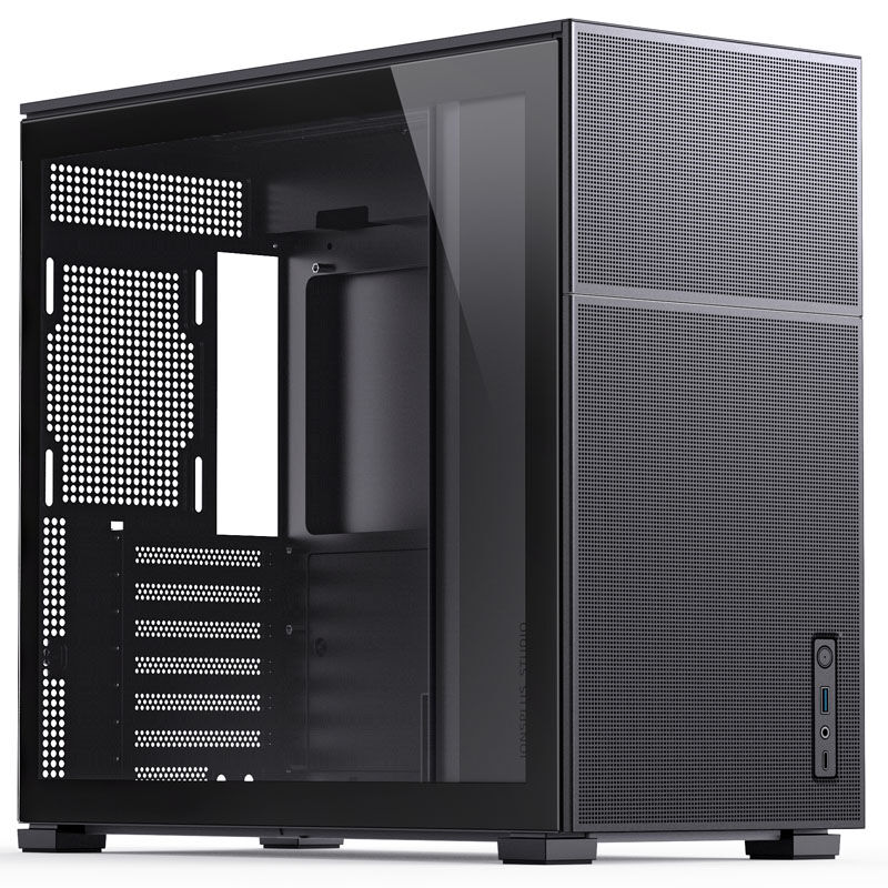 Jonsbo D41 MESH ATX Gehäuse, Tempered Glass - schwarz