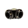 Bitspower Multi-Link Adapter 90 Grad 12mm AD auf 12mm AD Hardtube - schwarz matt image number null