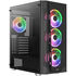 Aerocool Prism ARGB Mid Tower, Tempered Glass - Black image number null