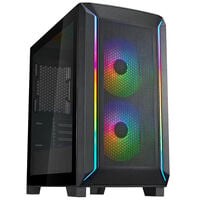 SilverStone FARA 312 Micro-ATX Geh&auml;use, Tempered Glass - schwarz