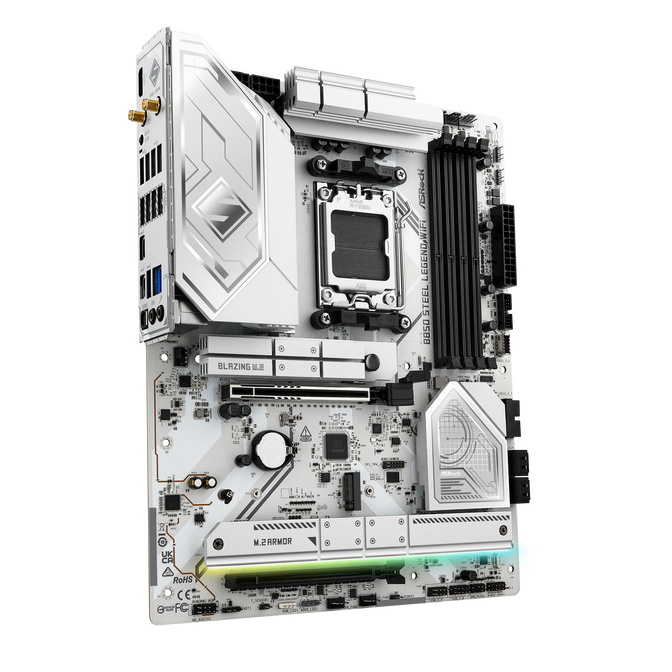 ASROCK B850 Steel Legend WiFi motherboard, socket AM5, AMD B850, ATX, DDR5 image number 1