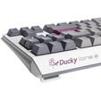 Ducky One 3 Mist Grey TKL Gaming Tastatur, RGB LED - MX-Silent-Red (US) image number null