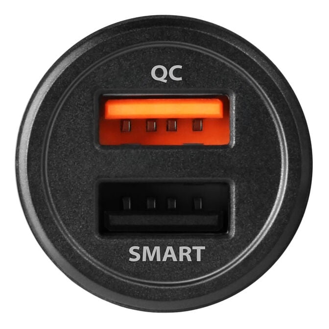 AXAGON PWC-QC5 Auto-Ladeger&auml;t, 1x USB-A QC 3.0 + 1x USB-A SmartCharge, 31,5 W, CL-Stecker - schwarz image number 3