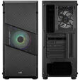 Aerocool Menace Saturn RGB Midi-Tower, Tempered Glass - schwarz image number null