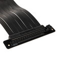 PHANTEKS PCIe x16 Riser flat cable, 90 degrees, 22cm - black image number null