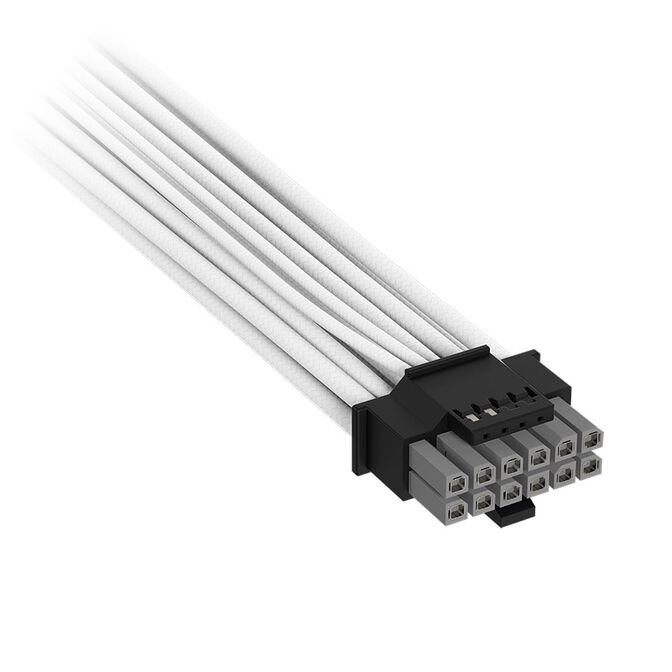 Corsair Premium Sleeved 2x 8-Pin zu 12V-2x6-Kabel, f&uuml;r Typ-5-Netzteil - wei&szlig; image number 1