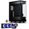 PHANTEKS Evolv X2 PC case, Mid Tower, E-ATX, Tempered Glass, DRGB - black + Glacier One 360M25 Gen2 DRGB AiO water cooling - 360mm
