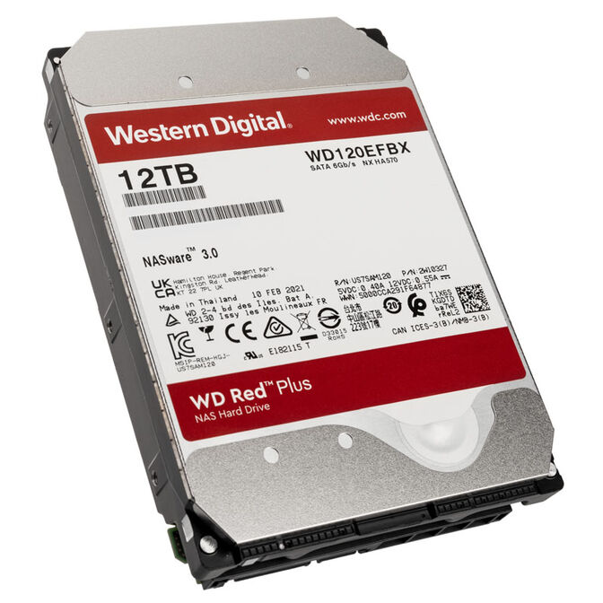 Western Digital Red Plus, SATA 6G, Intellipower, 3.5 inch - 12 TB image number 0
