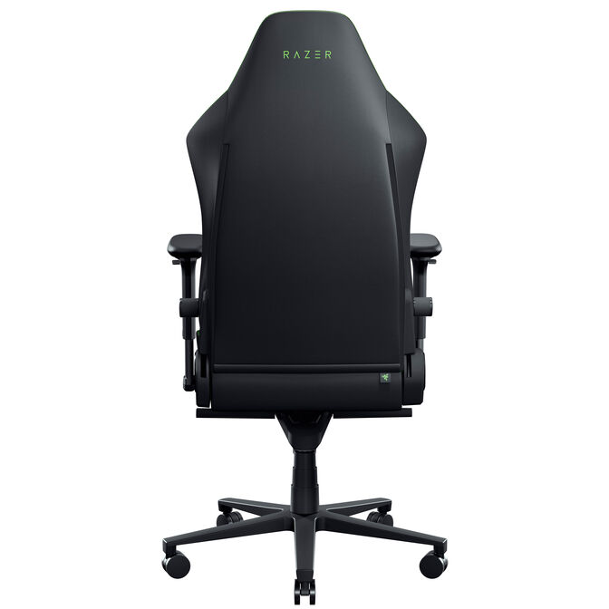 Razer Iskur V2 NewGen Gaming Chair, ergonomic design, HyperFlex lumbar support, 4D armrests - black/green image number 5