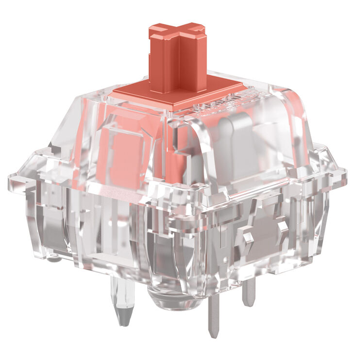 Glorious Fox Ultralight Switches, Mechanical, 5-Pin, Linear, MX Stem, 30g - Lubed, 110 Pieces image number 1