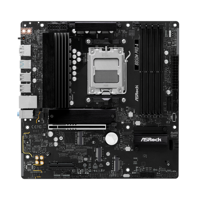 ASROCK B850M Pro-A motherboard, socket AM5, AMD B850, Micro-ATX, DDR5 image number 4