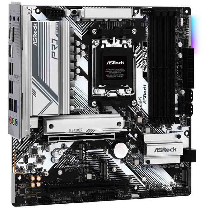 ASRock B650M Pro RS, AMD B650 motherboard - Socket AM5, DDR5 image number 1