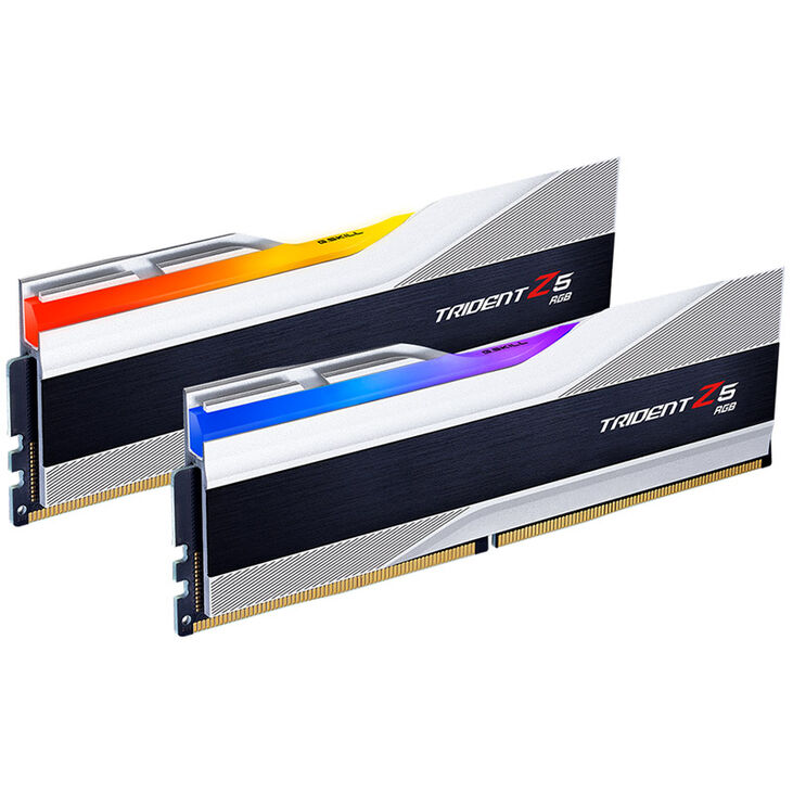 G.Skill Trident Z5 RGB DDR5-6400 RAM, CL32, XMP - 32 GB Dual-Kit, silver image number 0