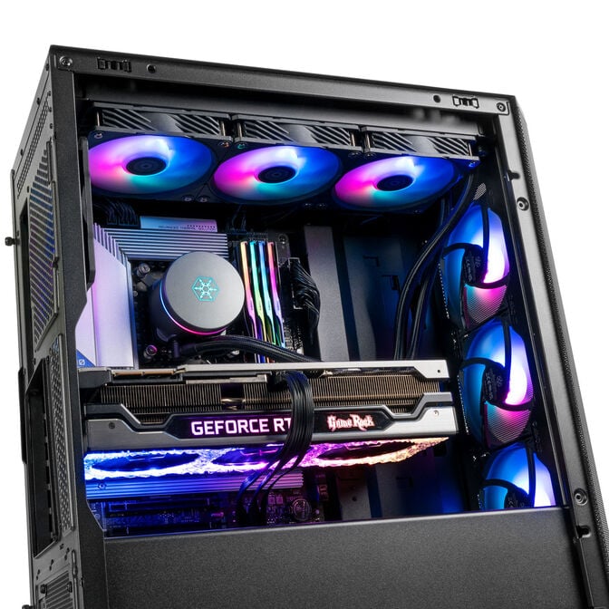 Silverstone FARA 514X Midi-Geh&auml;use - Schwarz image number 8