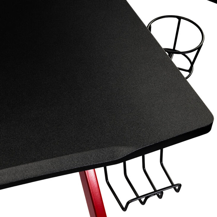 Nitro Concepts D12 Gaming Desk - black/red image number 7