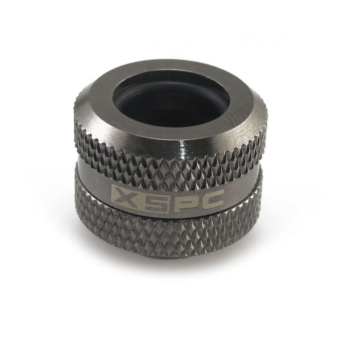 XSPC Anschluss G1/4" auf 14mm Hardtube, schwarz chrome - 8 St&uuml;ck image number 2