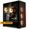 KingForge Gaming-PC Silber, AMD Ryzen 5 9500F, RX 9060 XT 16GB, Phanteks Eclipse G370A &ndash; Fertig-PC mit Windows