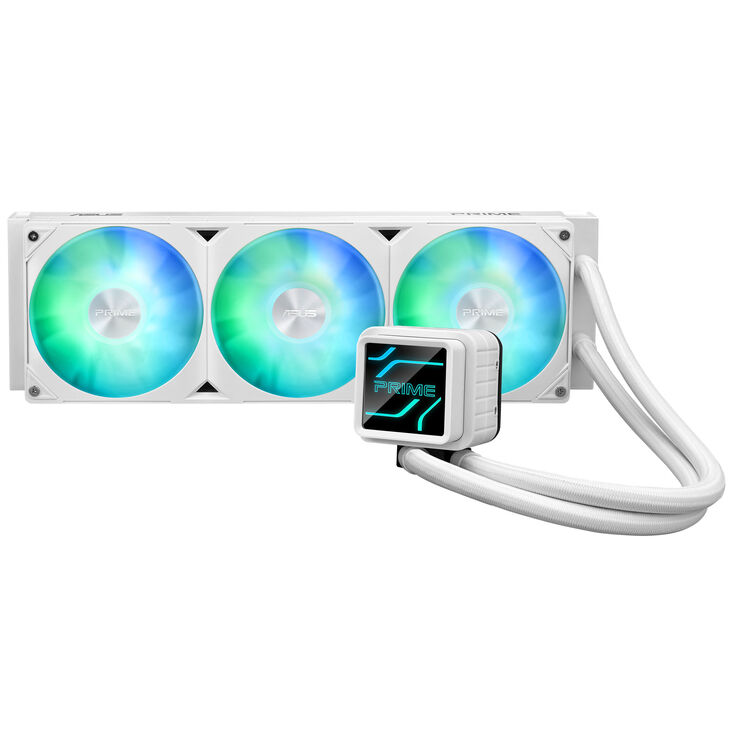 ASUS PRIME LC 360 ARGB AiO Water Cooling - 360mm, white image number 1