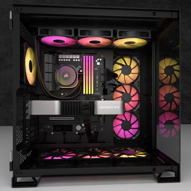 Corsair RS A-RGB L&uuml;fter - 120 mm, schwarz image number 10