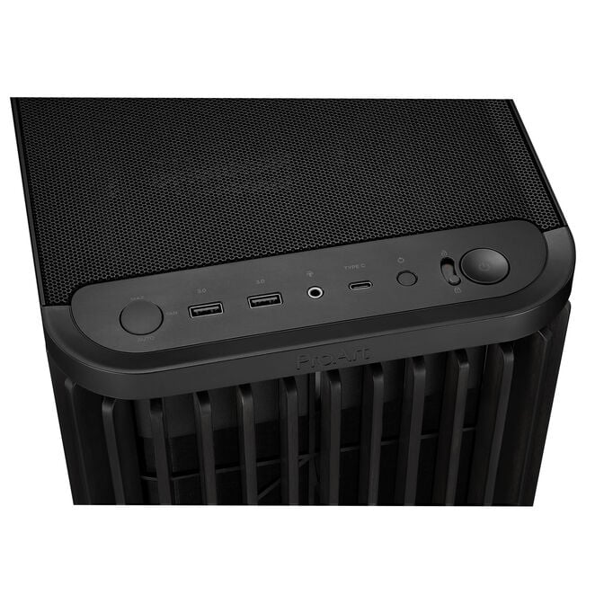 ASUS ProArt PA401 Wood Edition PC-Geh&auml;use, Midi-Tower, ATX, Mesh-Panel &ndash; schwarz image number 10