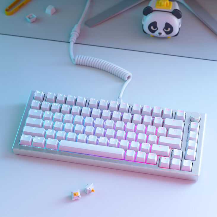 Glorious GMMK ABS Doubleshot V2 USA Base Kit - White image number 3