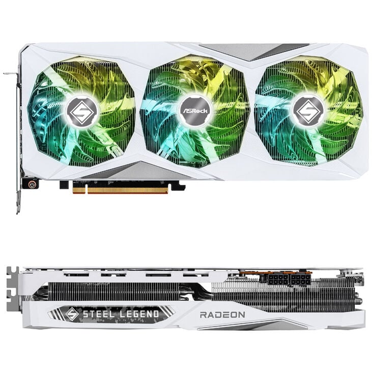ASRock Radeon RX 7800 XT Steel Legend 16GO, 16384 MB GDDR6 image number 2