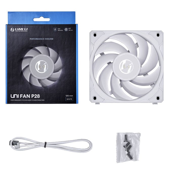 Lian Li UNI FAN P28 L&uuml;fter - 120mm, wei&szlig; image number 5