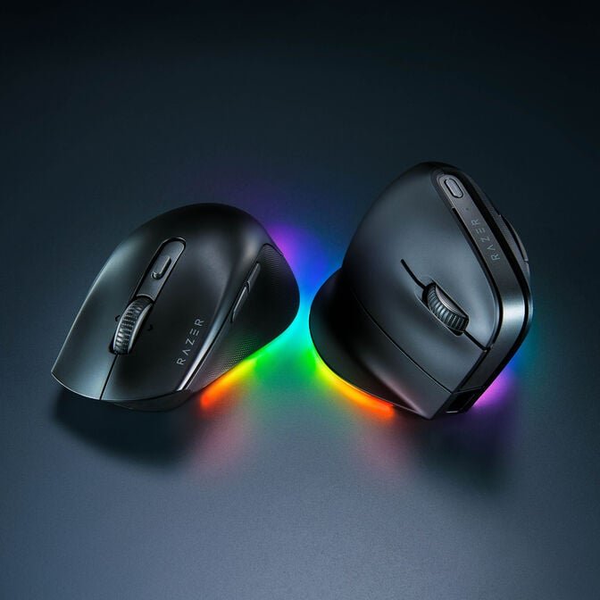 Razer Pro Click V2 Wireless Gaming Mouse, RGB - Vertical Edition image number 12
