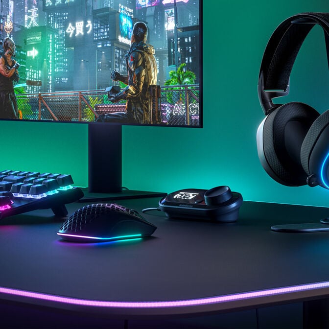 SteelSeries Aerox 3 Wireless - mattschwarz image number 7