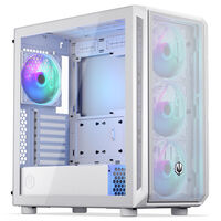 Endorfy Arx 700 ARGB PC-Geh&auml;use, Midi-Tower, ATX, Tempered Glass - inklusive 4x 140-mm-ARGB-L&uuml;fter, wei&szlig;