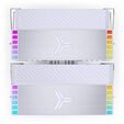 Jonsbo HX6280 CPU-K&uuml;hler, PWM, RGB - 130mm, wei&szlig; image number null